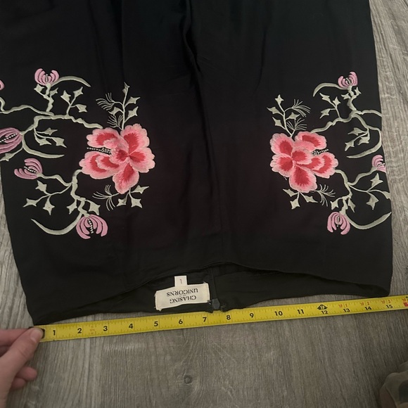 Chasing unicorns satin embroidered pants! New pics on hold - Picture 11 of 14